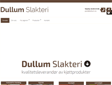 Tablet Screenshot of dullum.no